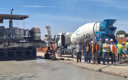 Sete Lagoas ganha primeira avenida com pavimento de concreto