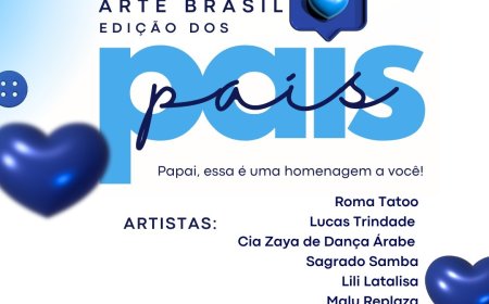 Arte Brasil de agosto será no dia 26 na Casa da Cultura com homenagem aos pais