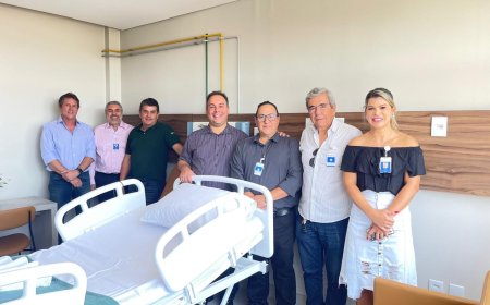 Empresários visitam Hospital Nossa Senhora das Graças e reforçam apoio, com doações essenciais para a instituição.