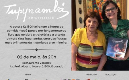 RELEASE – PRÉ-LANÇAMENTO DO LIVRO “TUPYNAMBÁ – AUTORRETRATO” CELEBRA A VIDA E A OBRA DE YARA TUPYNAMBÁ