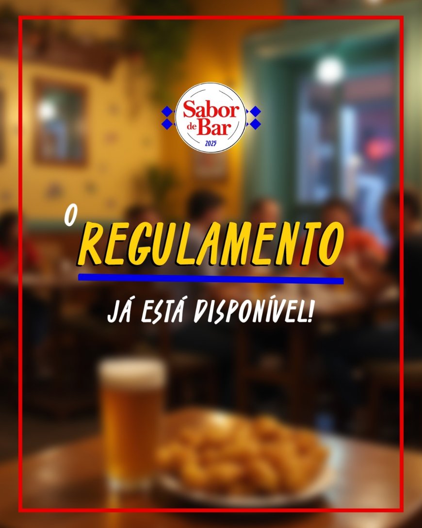Festival Sabor de Bar 2025 abre pré-inscrições para bares interessados
