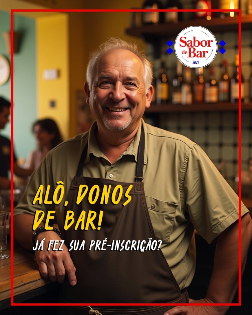 Festival Sabor de Bar define regra especial para o Bar Concorrente e convida bares a se inscreverem até 31/05