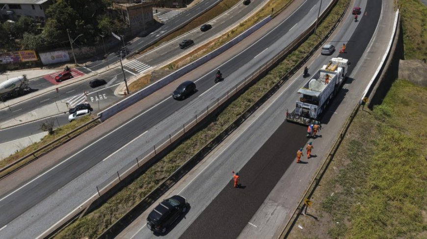 Via Cristais continua obras que transformarão a BR-040 em um tapete