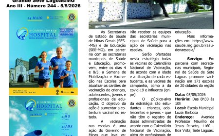 Jornal Diário Sete Lagoas de terça-feira dia 5 de maio de 2026