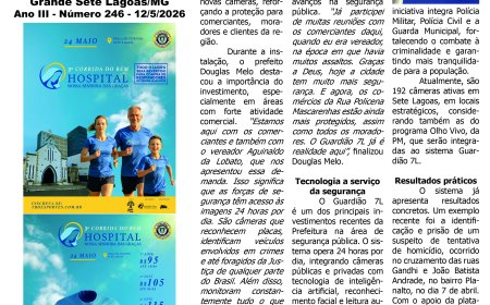 Jornal Diário Sete Lagoas de terça-feira dia 12 de maio de 2026
