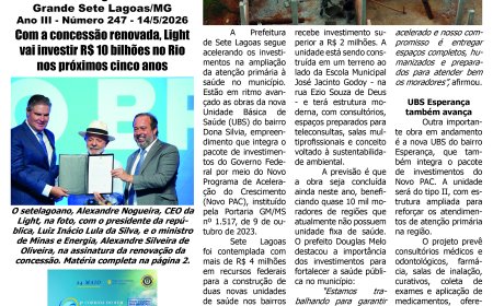 Jornal Diário Sete Lagoas de quinta-feira dia 14 de maio de 2026