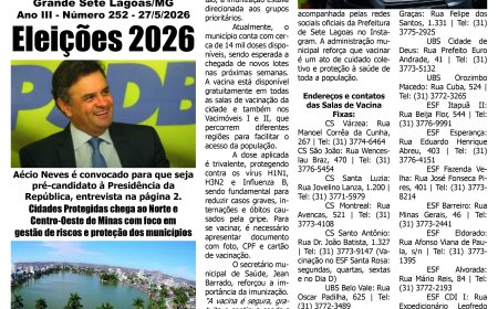 Jornal Diário Sete Lagoas de quarta-feira dia 27 de maio de 2026