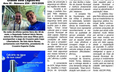 Jornal Diário Sete Lagoas de sexta-feira dia 29 de maio de 2026