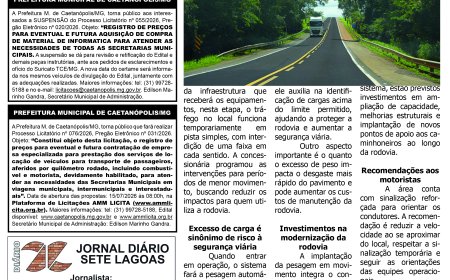 Jornal Diário Sete Lagoas de sexta-feira dia 26 de junho de 2026