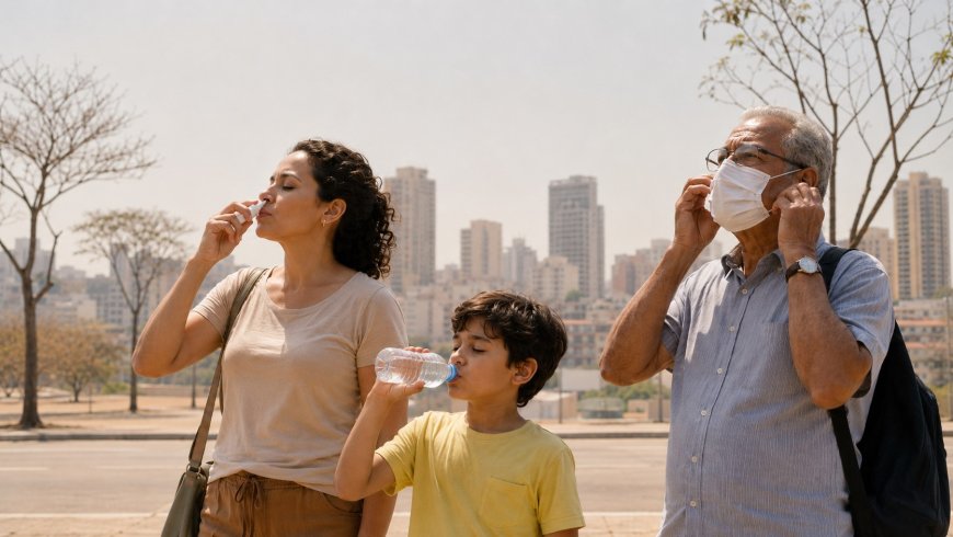 Tempo seco já impacta saúde respiratória em Belo Horizonte antes do inverno