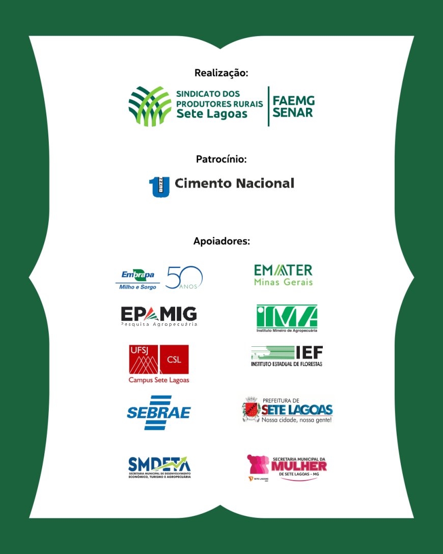 1º Encontro da Família Rural no Parque de Exposições JK no dia 28 de junho