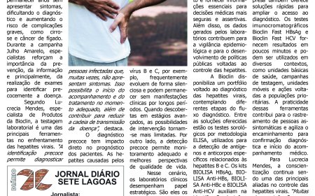 Jornal Diário Sete Lagoas de terça-feira dia 7 de julho de 2026