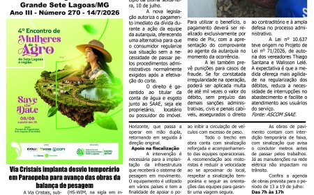 Jornal Diário Sete Lagoas de terça-feira dia 14 de julho de 2026